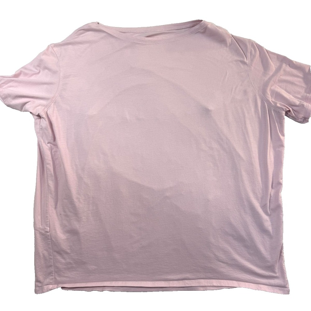 Marika Boxy Oversized Athleisure TShirt Womens Pink Gym Workout Activewear